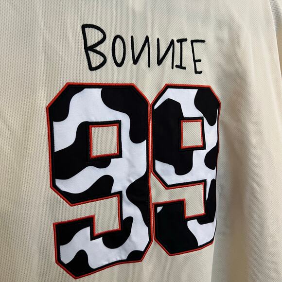 Pixar x BoxLunch Toy Story Jessie Baseball Jersey Cream Red Trim 4X - Picture 9 of 12